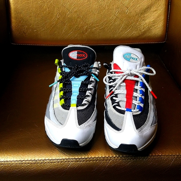 (Air max 95) size 9.5 multi color - Picture 1 of 3